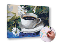 Pittura per numeri CAFFÈ MATTINO – senza cornice