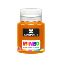 MAMBO Vernice acrilica per tessuti e pelle 20 ml – 05 Arancione