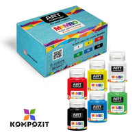 MAMBO Set di colori Kompozit per tessuti e pelle