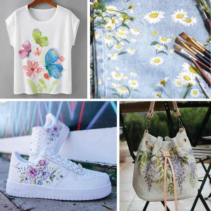 MAMBO Set di colori pastello per tessuti e pelle