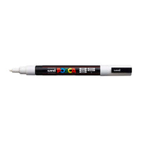 Marcatore UNI POSCA PC-3M 0.9 - 1.3 MM | diverse tonalità - bianco (1)