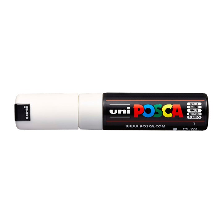 Marcatore UNI POSCA PC-7M 4.5 - 5.5 MM – bianco (1)