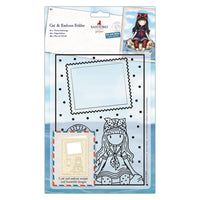 Mascherina per embossing DOCRAFTS Santoro Gorjuss pesci 15 x 21 cm