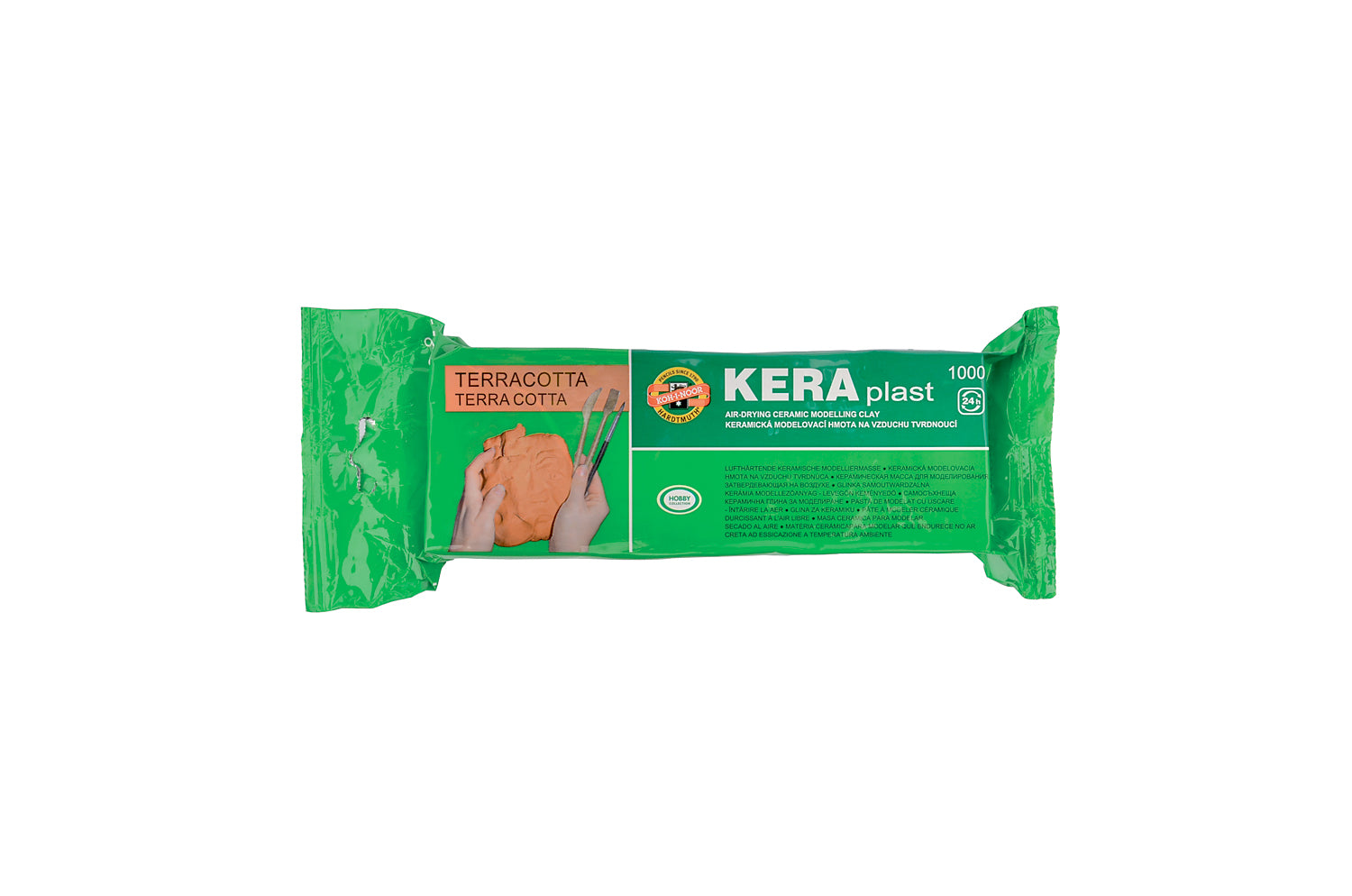 Massa per modellare 1000g terracota