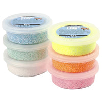 Massa per modellare Foam Clay pastello glitter 6 x 14g