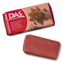 Massa per modellazione DAS - 1kg - terracota