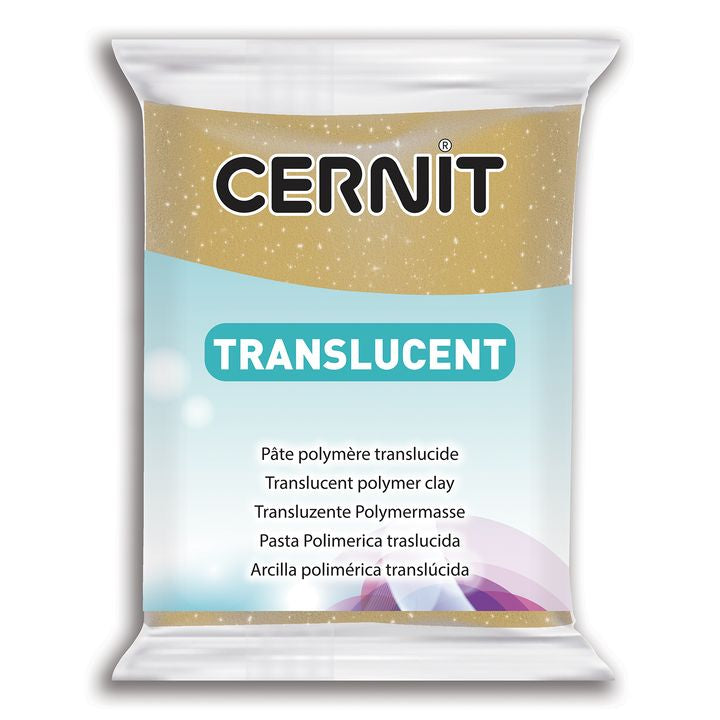 Massa per modellismo Cernit TRANSLUCENT 56g – glitter bianco