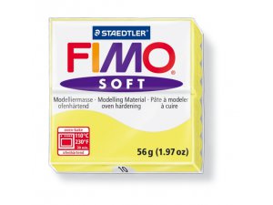 Massa per modellismo FIMO Soft per trattamento termico - 56 g | colori diversi - giallo