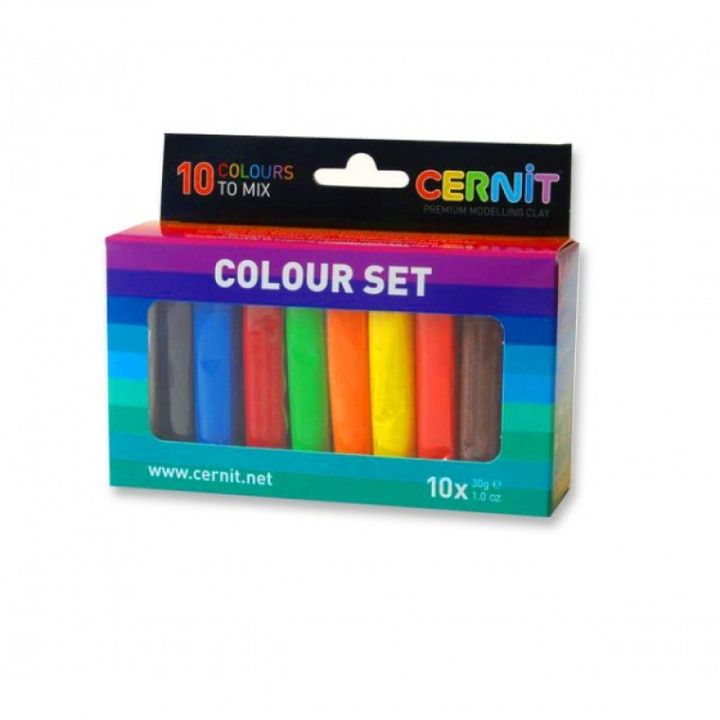 Massa polimerica CERNIT NUMBER ONE set 10x30g