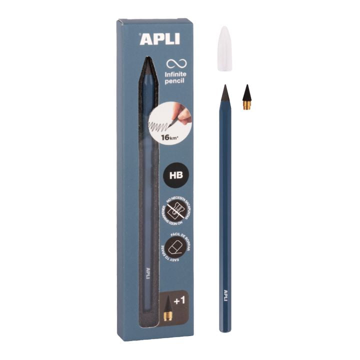 Matita APLI HB senza fine | Varie tonalità - Blu