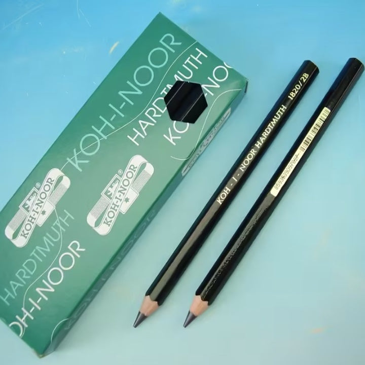 Matita di grafite Jumbo KOH-I-NOOR 1820 - 12 pz. | Vari livelli di durezza