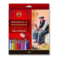 Matite acquerellabili Mondeluz / 48 pezzi