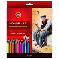Matite acquerellabili Mondeluz / 72 pezzi
