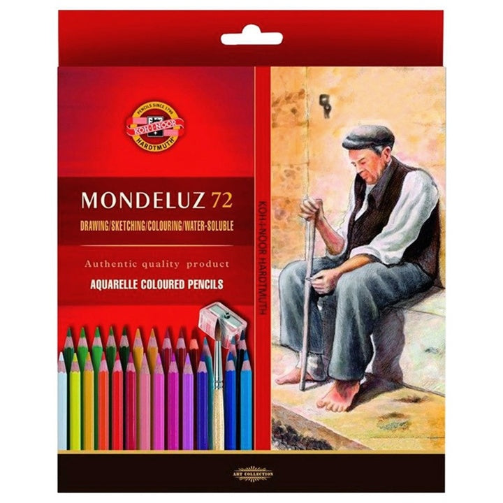 Matite acquerellabili Mondeluz / 72 pezzi