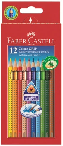 Matite colorate acquerellabili Grip 2001 set di 12 colori