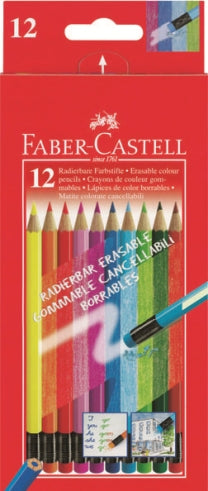 Matite Colorate Cancellabili Astuccio cartone 12 #116612