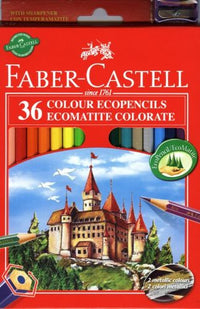 Matite colorate eco in astuccio di cartone - 36 pezzi