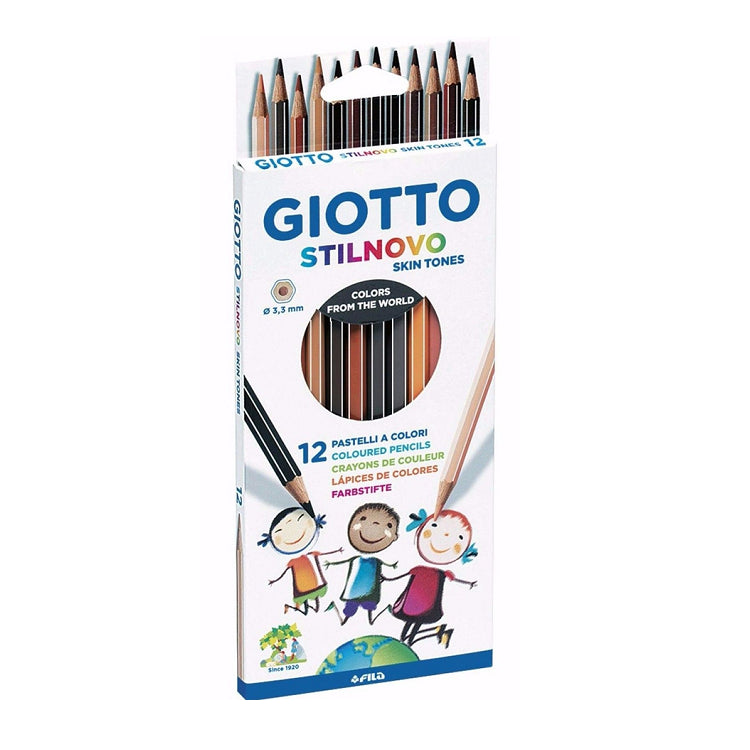 Matite colorate GIOTTO Skin Tones - 12 colori
