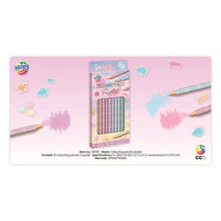 Matite colorate pastello 12 pezzi