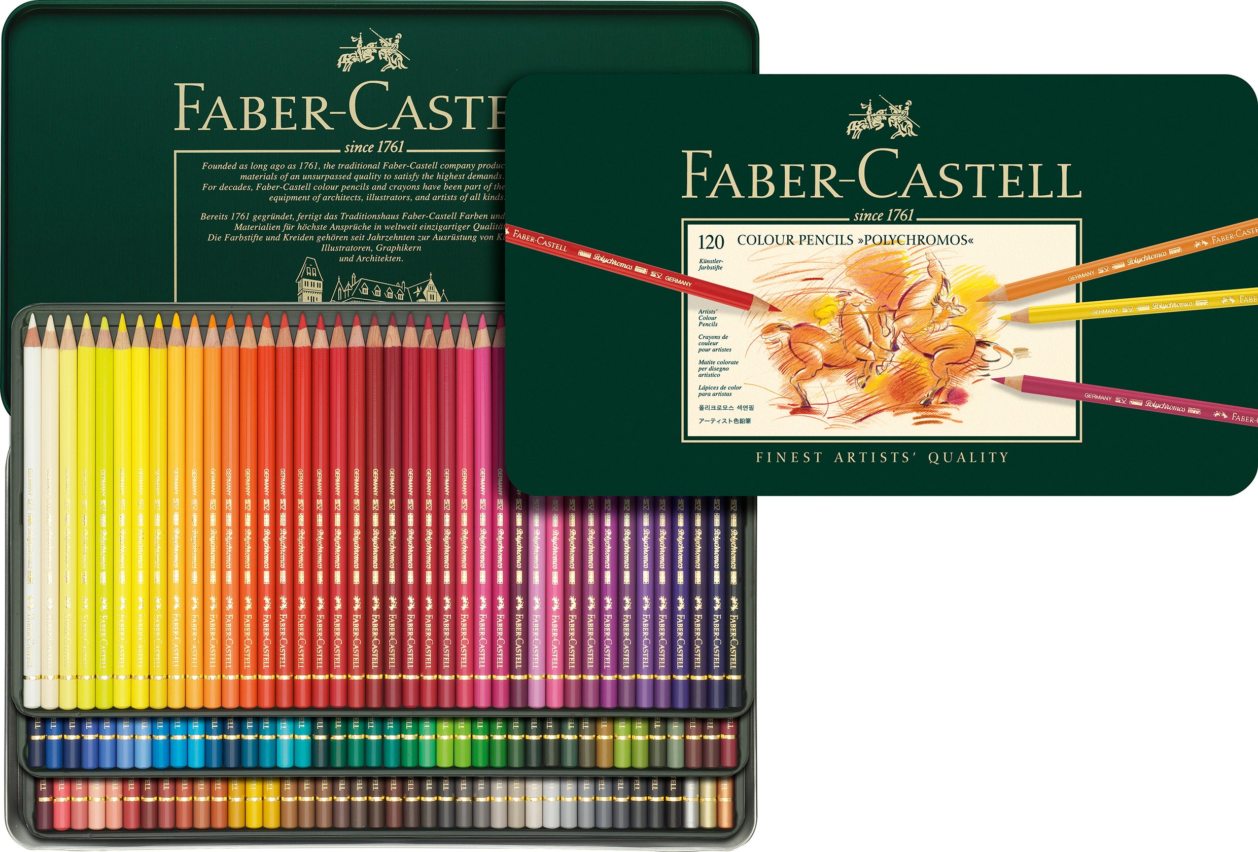 Matite Colorate Polychromos Astuccio metallo 120 #110011