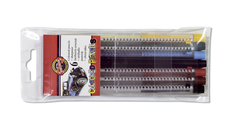 Matite colorate retrattili SCALA - 6pz