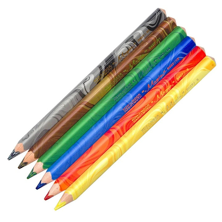 Matite triangolari Jumbo MAGIC / 6 pz.
