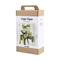 Maxi set creativo per realizzare fiori di carta crespa