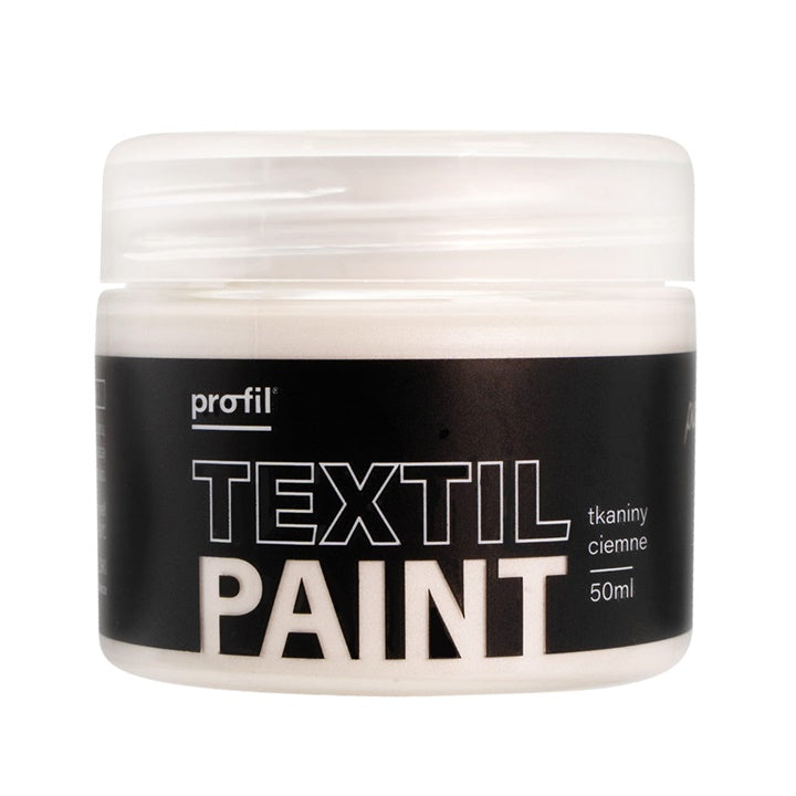 Vernice metallizzata per tessuti scuri Profil 50 ml – 04 - argento chiaro