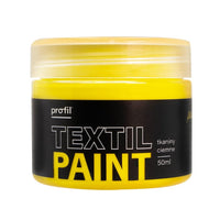 Vernice metallizzata per tessuti scuri Profil 50 ml – 06 - limone