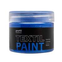 Vernice metallizzata per tessuti scuri Profil 50 ml – 08 - zaffiro
