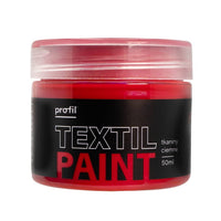 Vernice metallizzata per tessuti scuri Profil 50 ml – 09 - rubino
