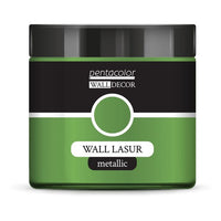 Smalto metallizzato per decorazioni murali 500 ml – Verde e oro