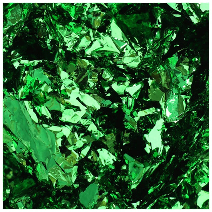 Fiocchi di lamina metallica Pentart 100 ml – verde