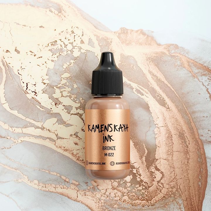 Inchiostro alcolico metallizzato KAMENSKAYA 15ml – M-022 bronzo