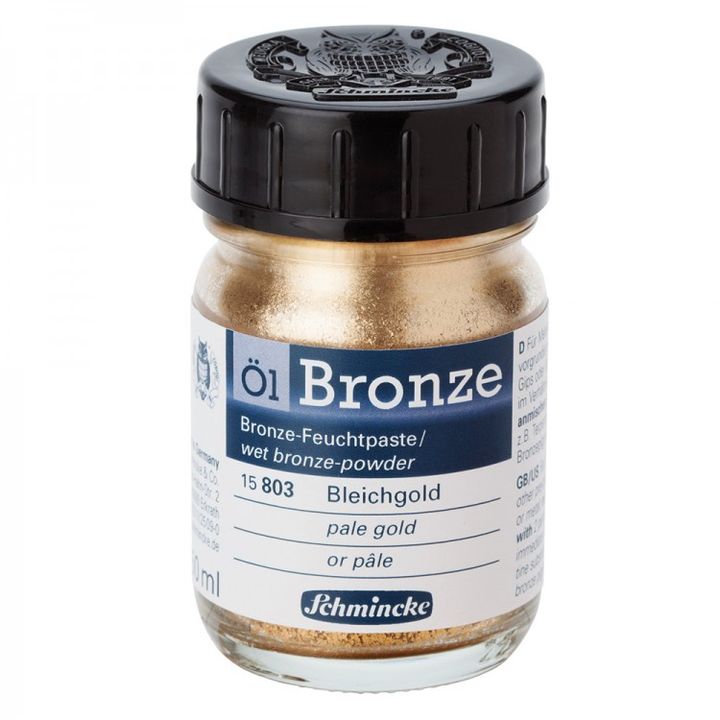 Polvere metallica Oil-Bronze Schmincke 50 ml – 15 803 oro chiaro