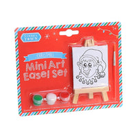 Mini cavalletto con tela