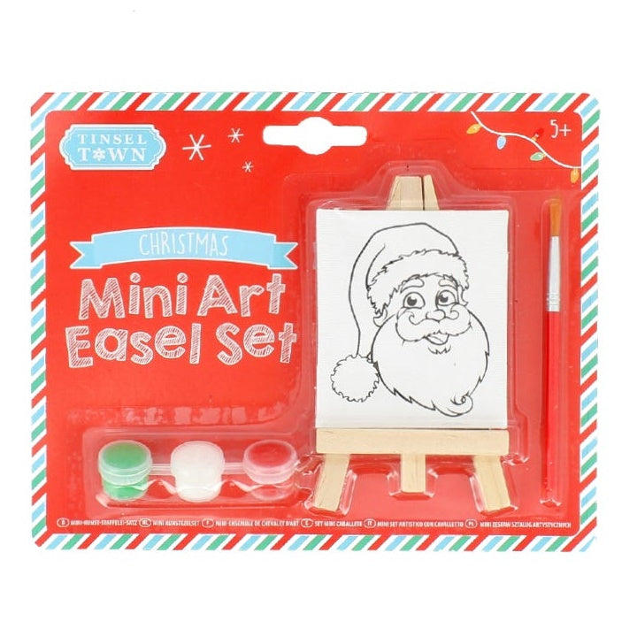 Mini cavalletto con tela