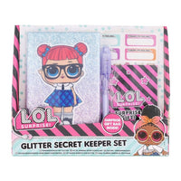 Mini diario glitterato LOL surprise con penna UV