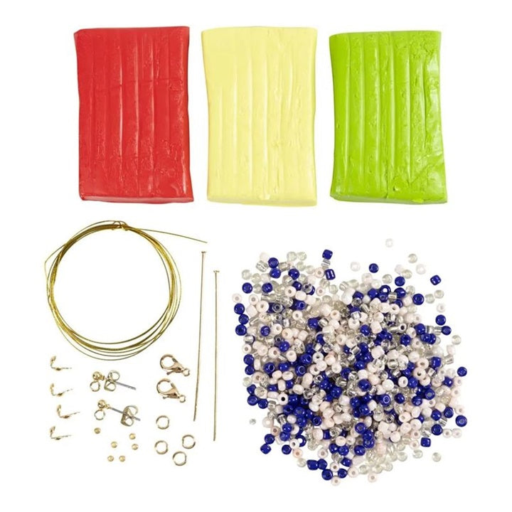 Mini kit per la creazione di gioielli creativi - Collana e orecchini