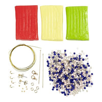 Mini kit per la creazione di gioielli creativi - Collana e orecchini