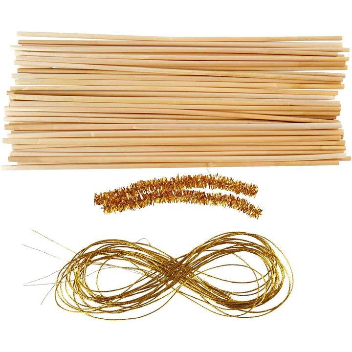 Mini set creativo angioletti di paglia — immagine 4