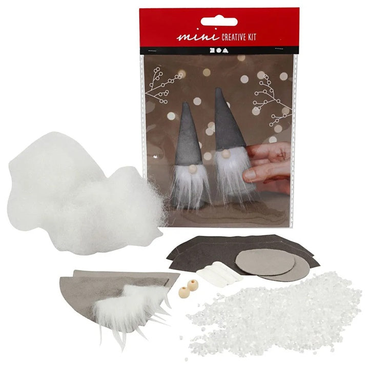 Mini set creativo Elfi natalizi grigi — immagine 2