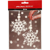 Mini set creativo Macramè fiocchi di neve — immagine 1