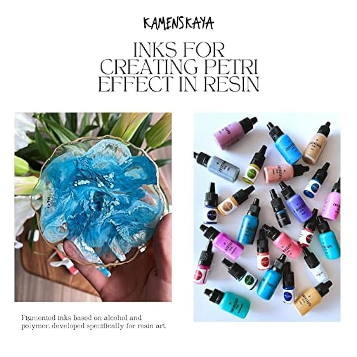 Mini set PETRI INKS KAMENSKAYA per resina 13 x 5 ml
