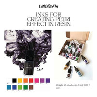 Mini set PETRI INKS KAMENSKAYA per resina 13 x 5 ml
