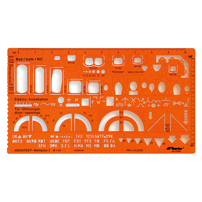 Modello architettonico per disegno tecnico
