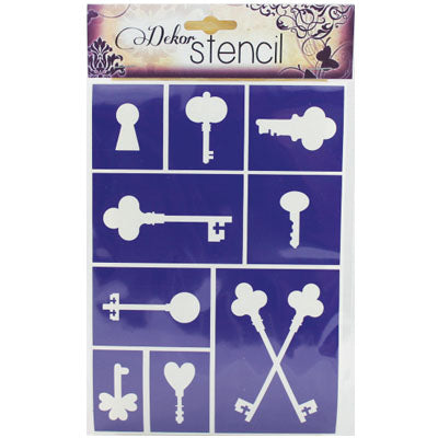 Modello autoadesivo PENTART - Chiavi