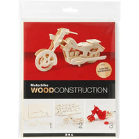 Modello di moto in legno 3D