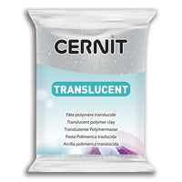 Massa per modellismo Cernit TRANSLUCENT 56g – glitter argento