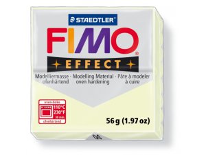 Fimo massa per modellismo FIMO Effect per trattamento termico - 56 g – effetto fosforescente
